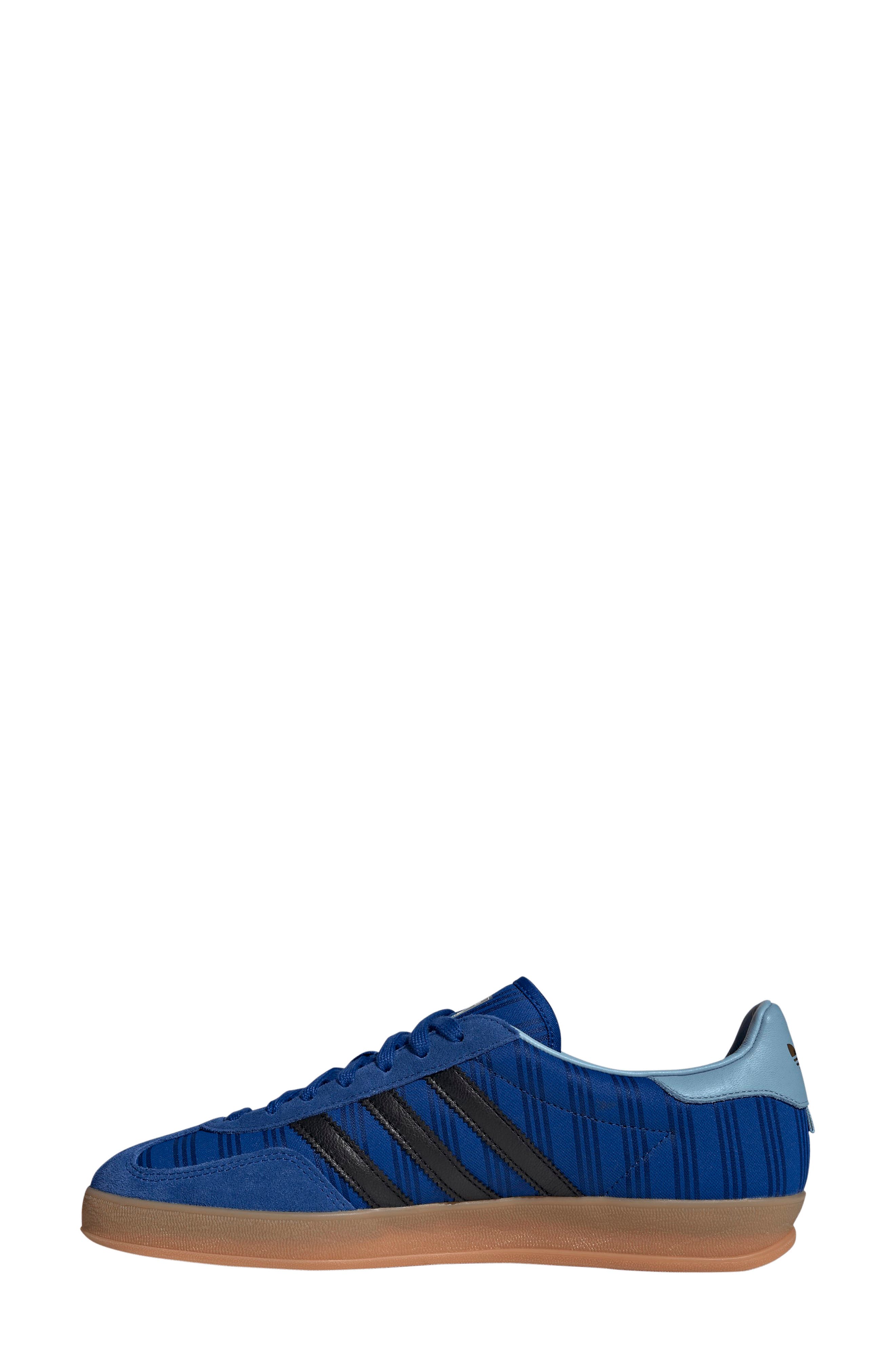 adidas Gazelle Indoor Sneaker, Alternate, color, Collegiate Royal/ Core Black