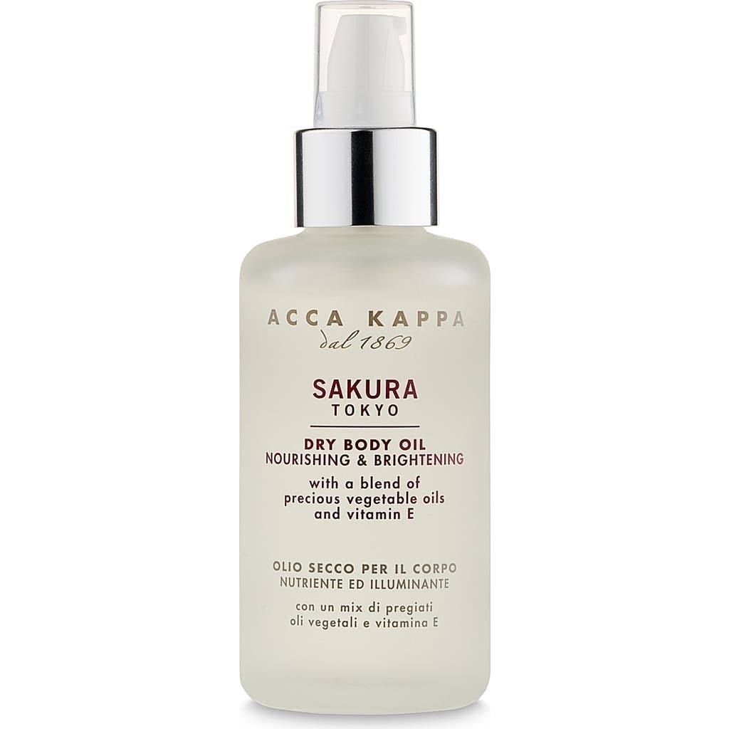 Acca Kappa Sakura Tokyo Dry Body Oil In White