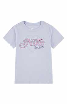 Nike Kids' Varsity Prep Heart Cotton Blend Graphic T-Shirt