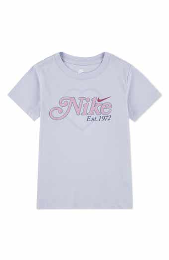 Nike Kids' Varsity Prep Heart Cotton Blend Graphic T-Shirt