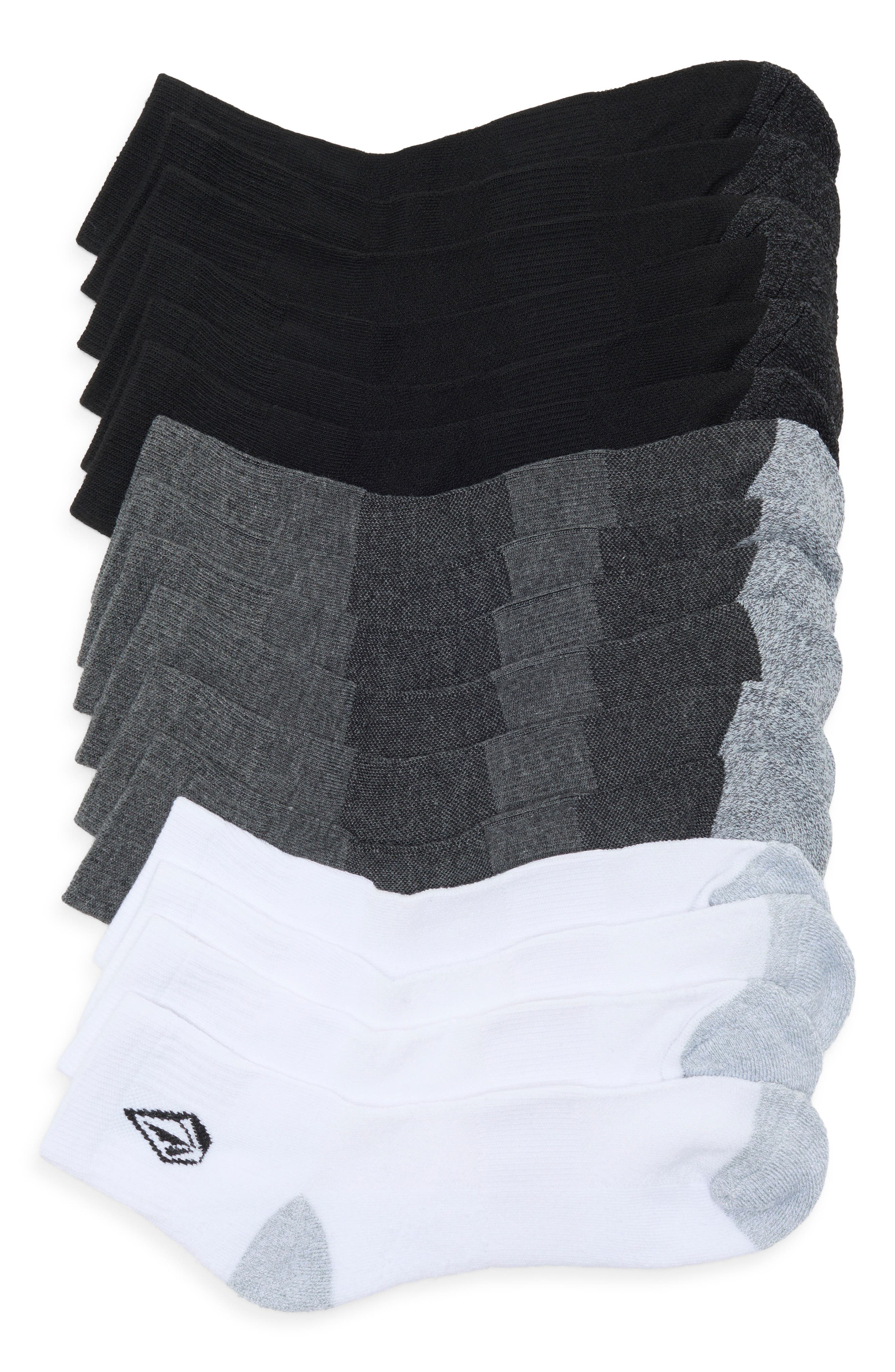 Leg Logo 8-Pack Athletic Quarter Socks