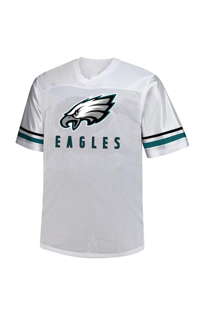 FANATICS Men's Fanatics Jalen Hurts White Philadelphia Eagles Big & Tall V-Neck Fashion Jersey, Alternate, color, White