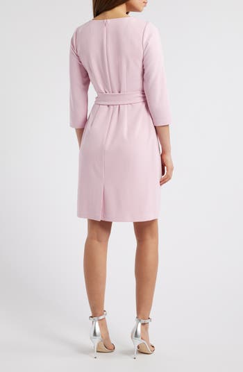 Side Tie Long Sleeve Dress
