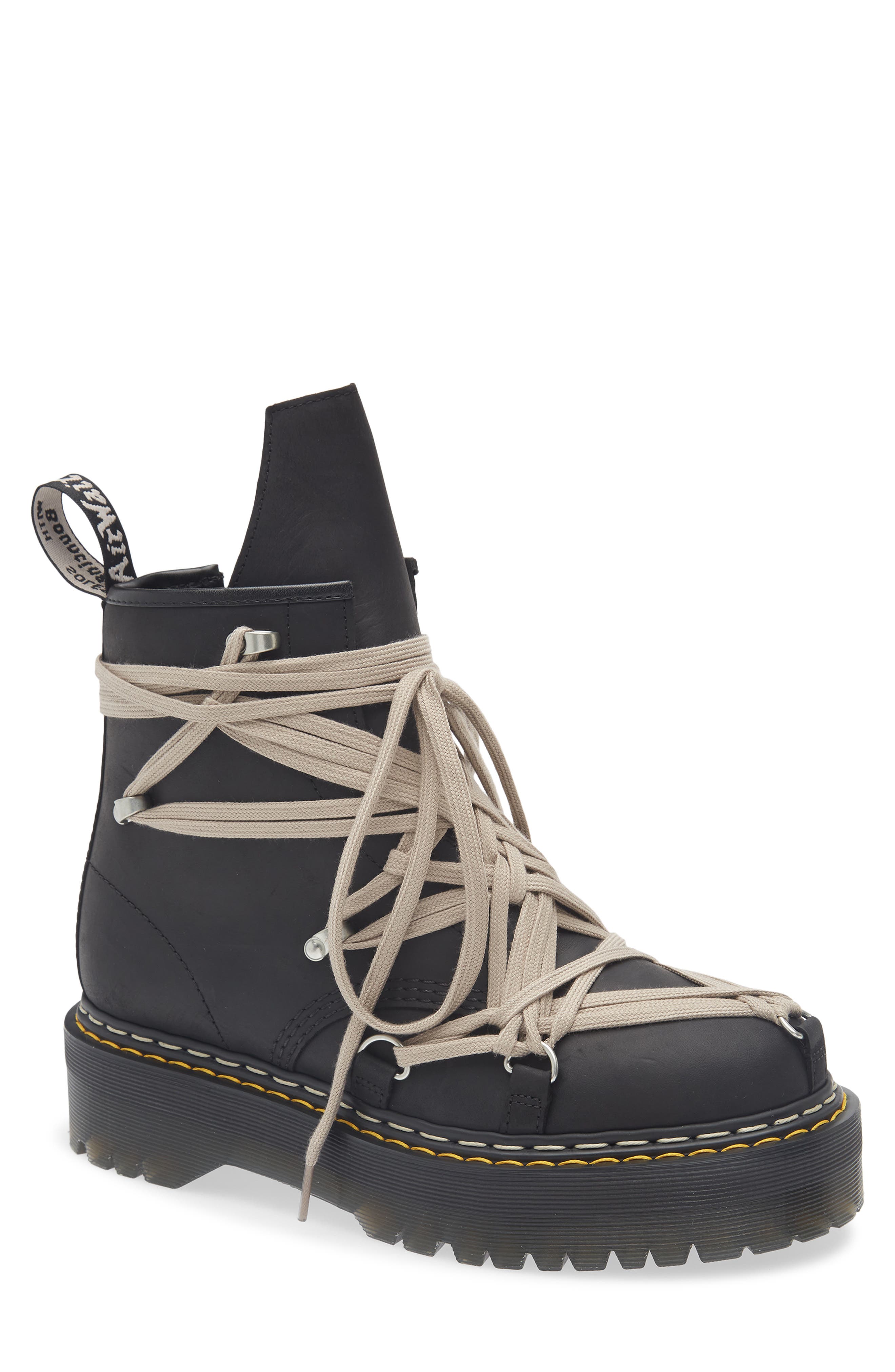 Rick Owens x Dr. Martens Megalace 1460 Quad Sole Boot (Men