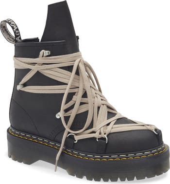 靴 25AW 1460 MEGALACE QUAD RICK OWENS Dr. Martens x Rick Owens DRKSHDW 1460 Quad Sole Megalace