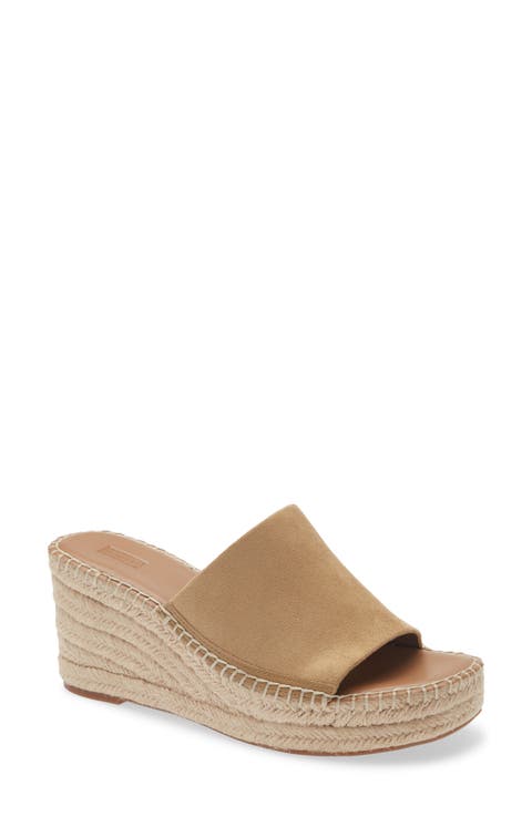 Claire Jute Wedge Slide Sandal (Women)