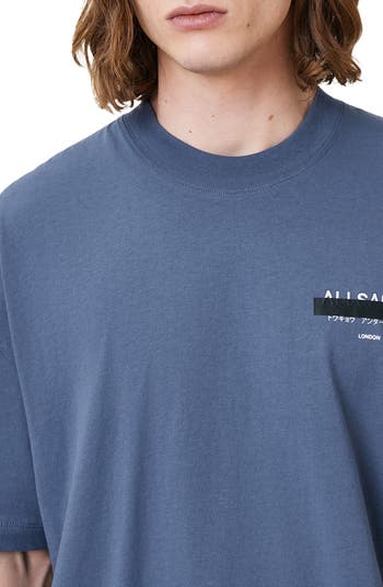 Redact Mock Neck Graphic T-Shirt