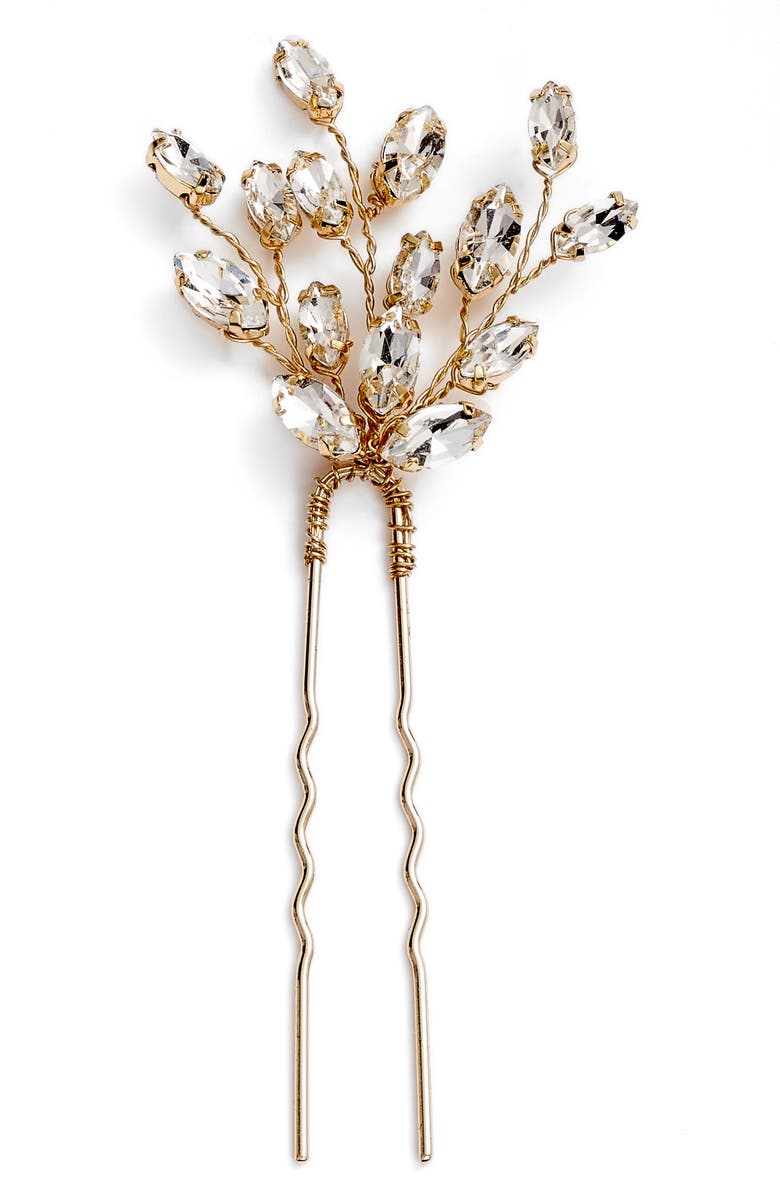 Brides & Hairpins Fernada Hairpin, Main, color, Gold