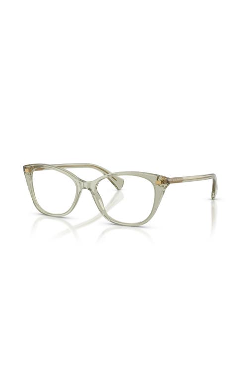 Ralph 53mm Rectangle Optical Glasses In Gray