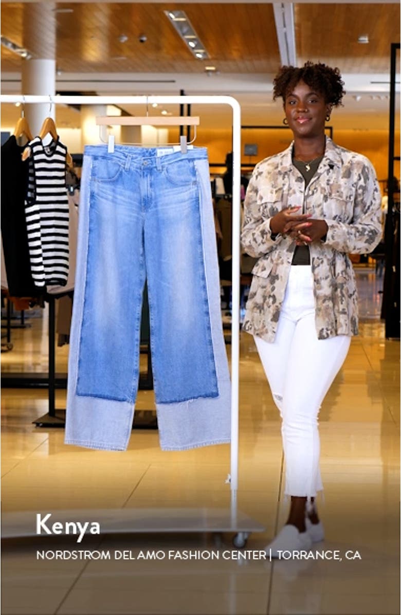 Adria Low Rise Baggy Wide Leg Jeans, sales video thumbnail
