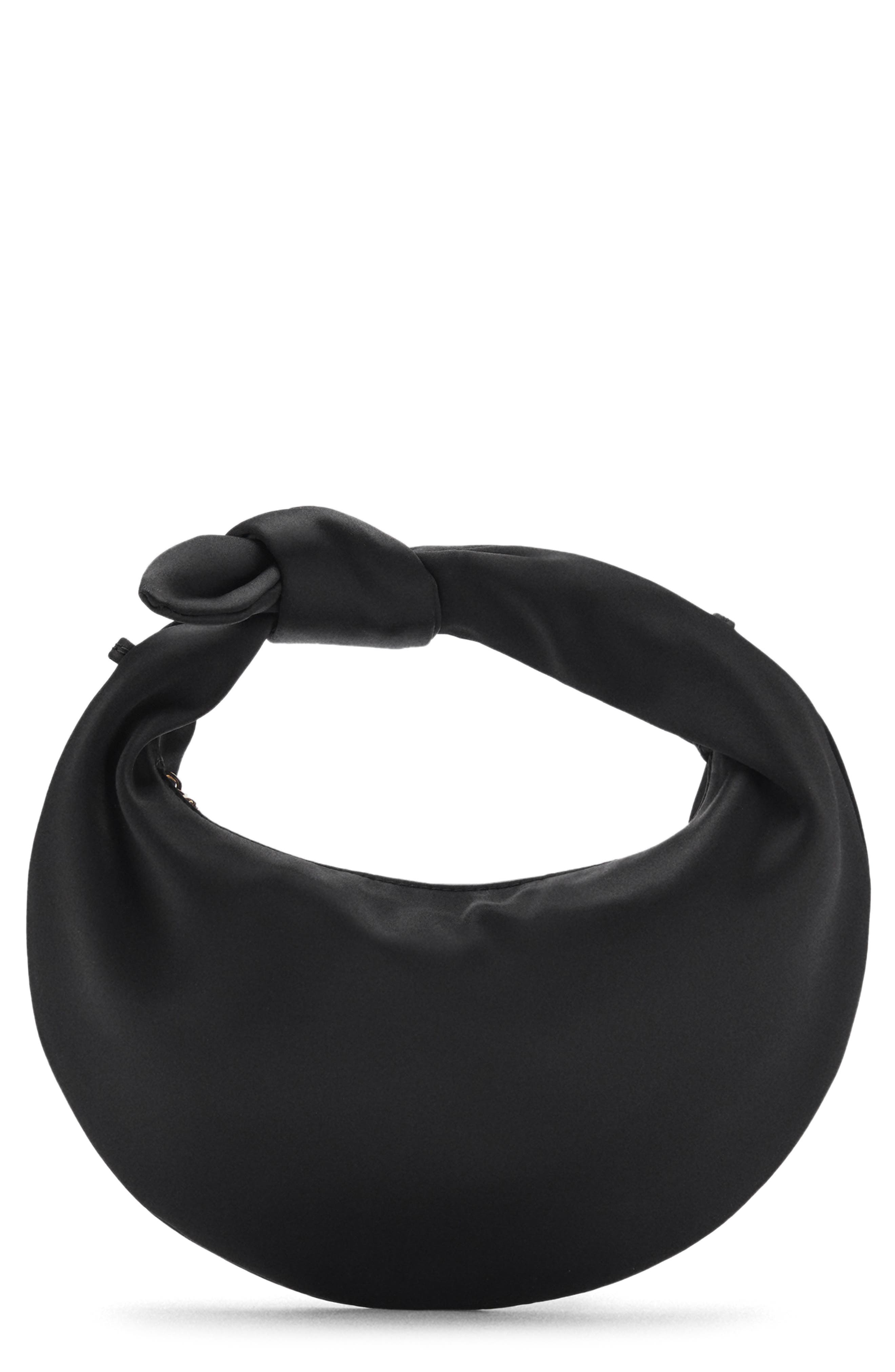 MANGO Satin Handbag, Main, color, 