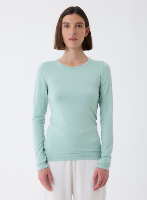 Soft Touch Long Sleeve Crewneck T-Shirt