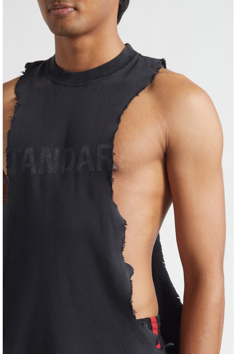 Standard Ripped Graphic Tank, Alternate, color, 1041 FADED WASHED BLACK
