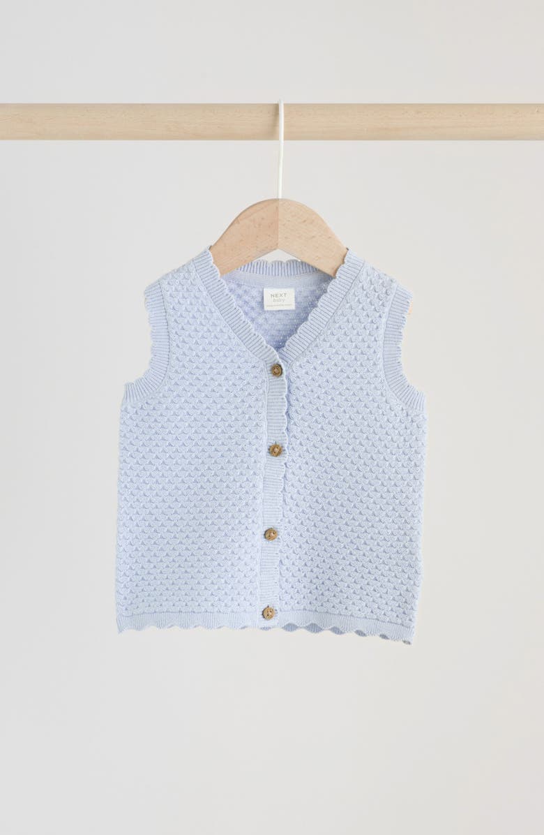 NEXT Crochet Sleeveless Top & Pants Set, Alternate, color, 