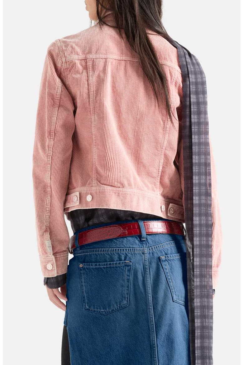 Adi Corduroy Trucker Jacket, Alternate, color, BLUSHING