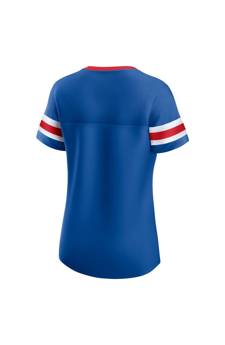 FANATICS Women's Fanatics Branded Royal New York Giants Original State Lace-Up T-Shirt, Alternate, color, Royal