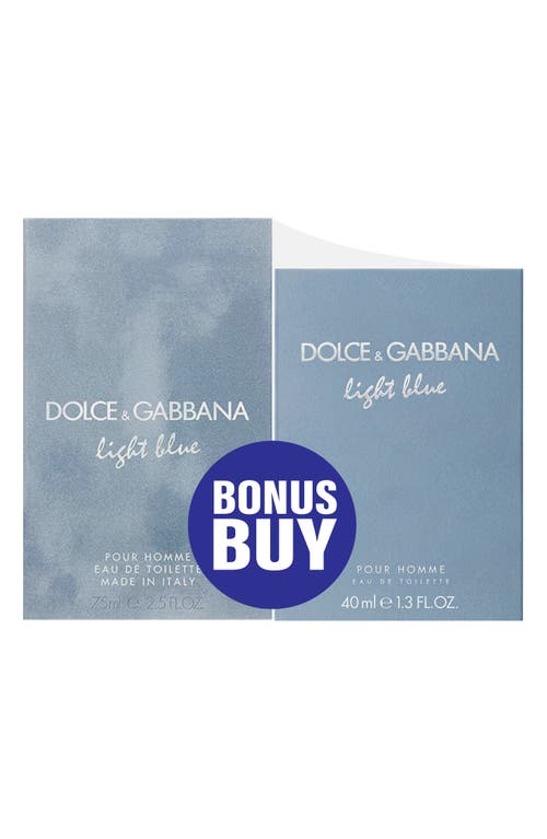 Dolce & Gabbana Dolce&gabbana Light Blue Pour Homme 2-piece Fragrance Set In No Color
