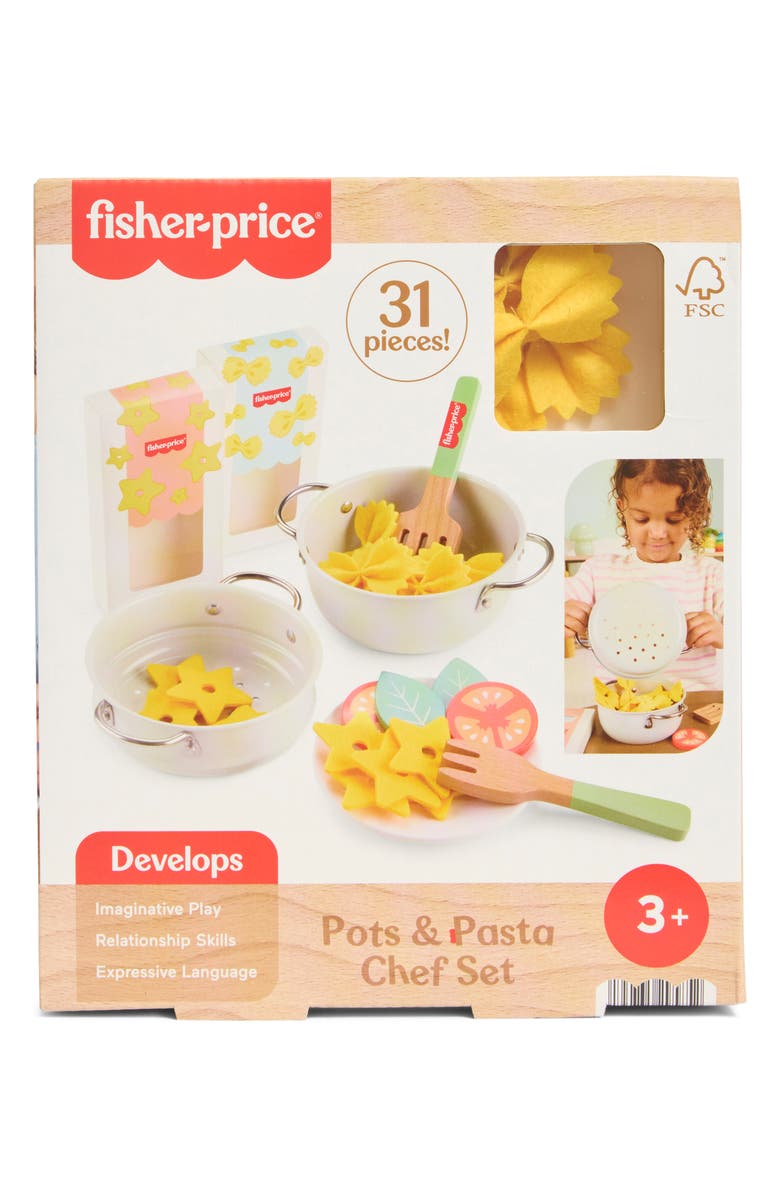 FISHER PRICE 31-Piece Pots & Pasta Chef Set, Alternate, color,