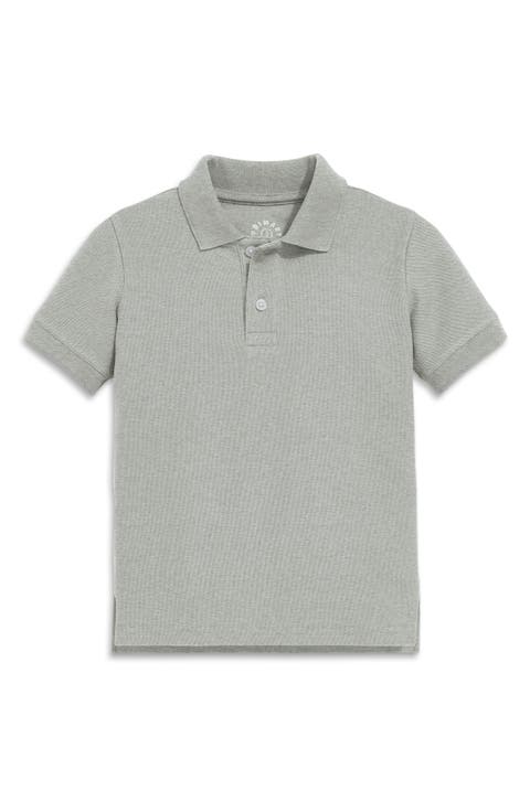 Kids' Short Sleeve Piqué Polo