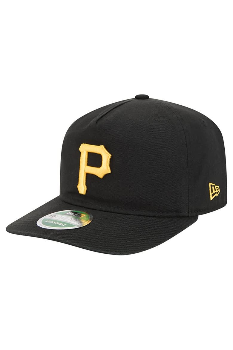 Men's New Era  Black Pittsburgh Pirates Team 19TWENTY Adjustable Hat, Main, color, Black