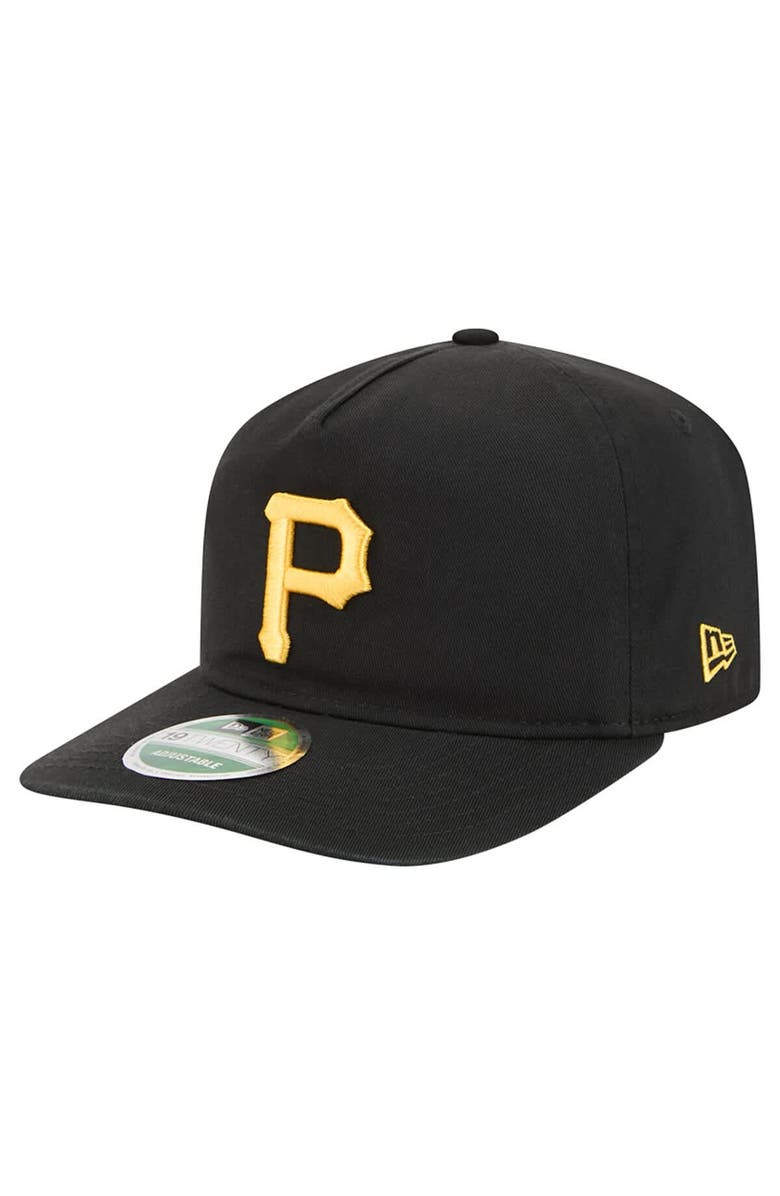 New Era Men's New Era Black Pittsburgh Pirates Team 19TWENTY Adjustable Hat, Main, color, Black