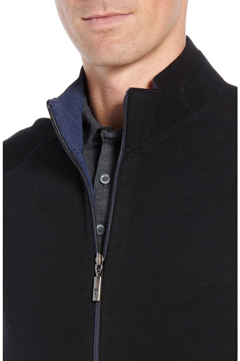 Flip Side Reversible Zip Vest, Alternate, color, AFTER DARK