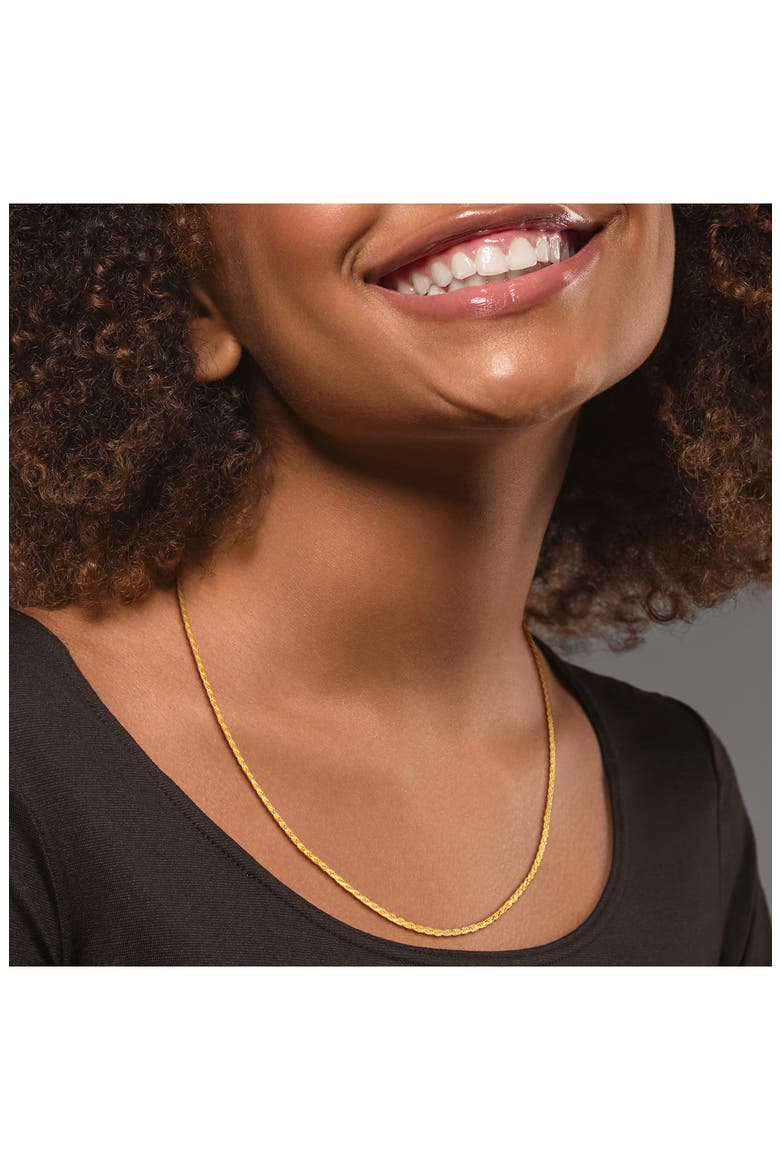 DELMAR Diamond-Cut Rope Chain Necklace - 1.7mm | Nordstromrack