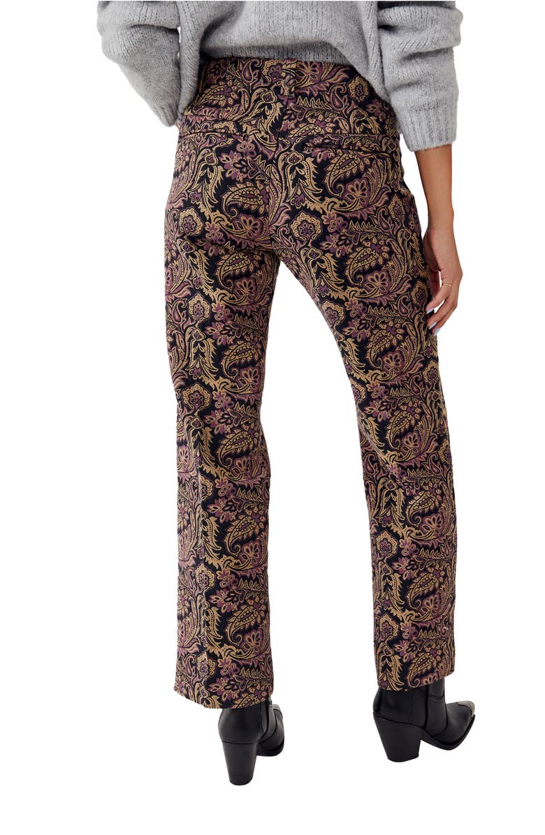 Free People Walker Relaxed Jacquard Pants, Alternate, color,