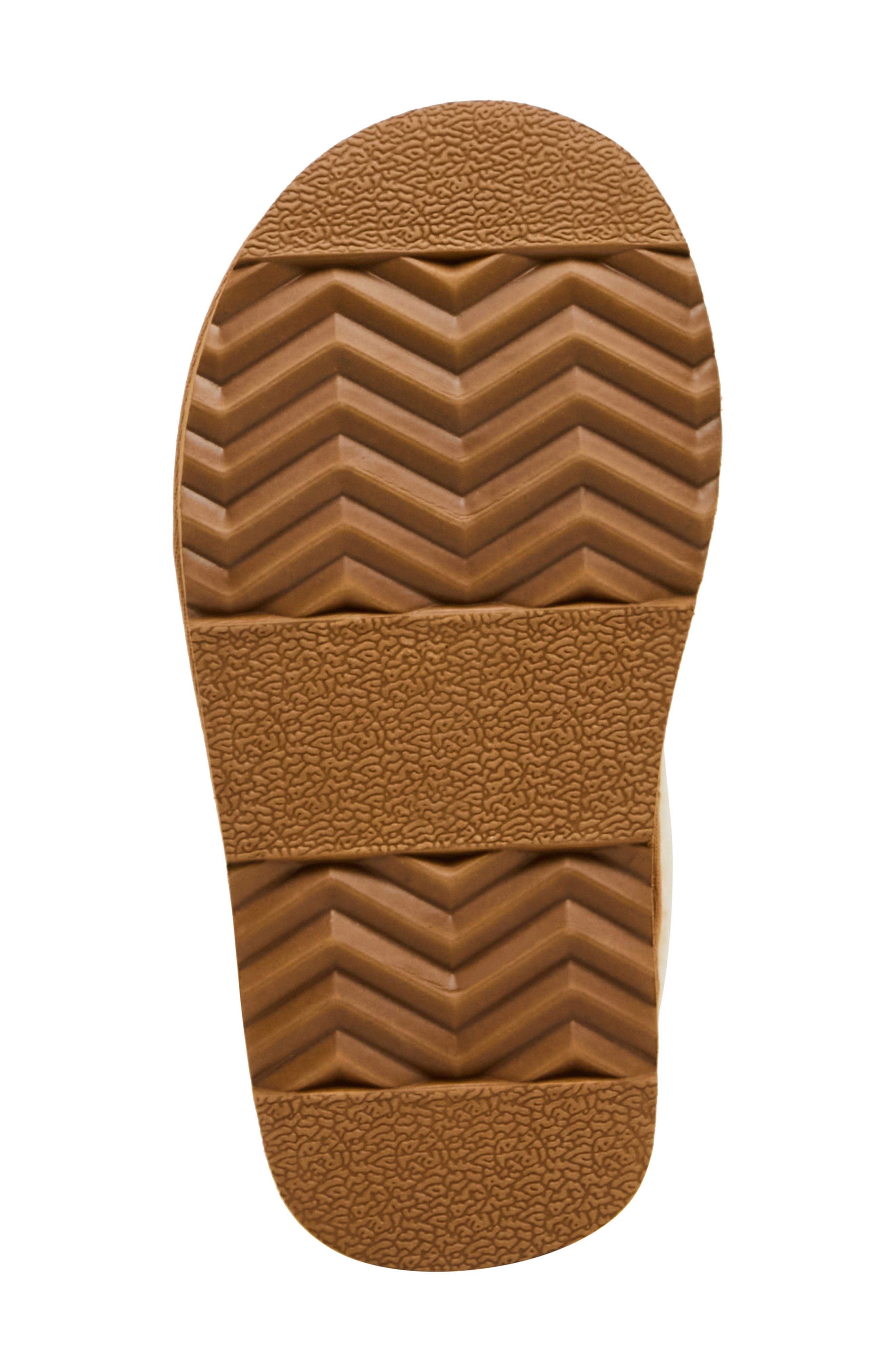 Kids' Cozy Embroidered Knit Boot, Alternate, color, IVORY/ COGNAC