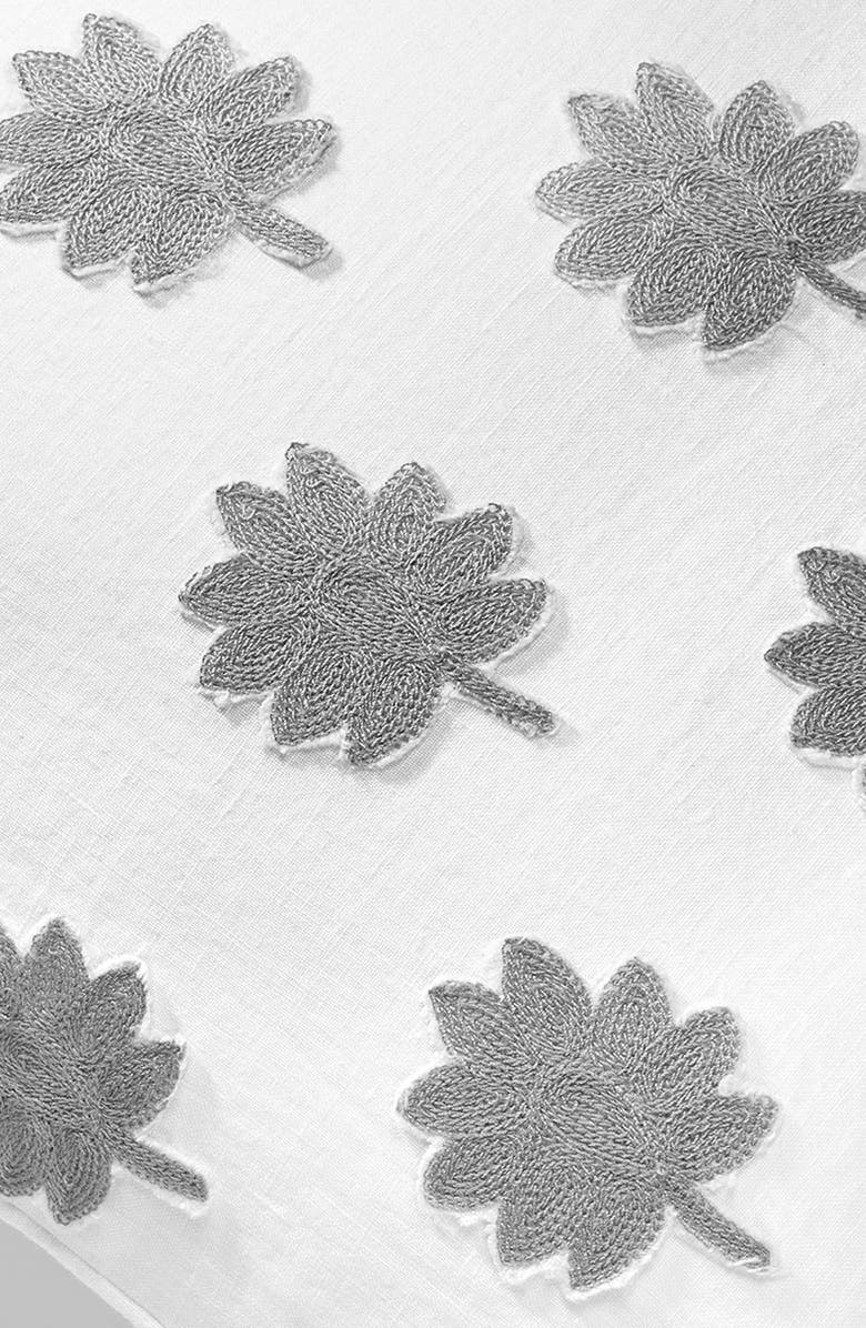 Boll & Branch Leaf Accent Pillow, Alternate, color,