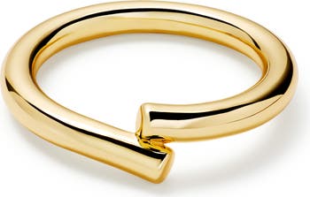 ana luisa/Clover バンドリング Ana Luisa Gold Band Ring - Clover | Nordstrom