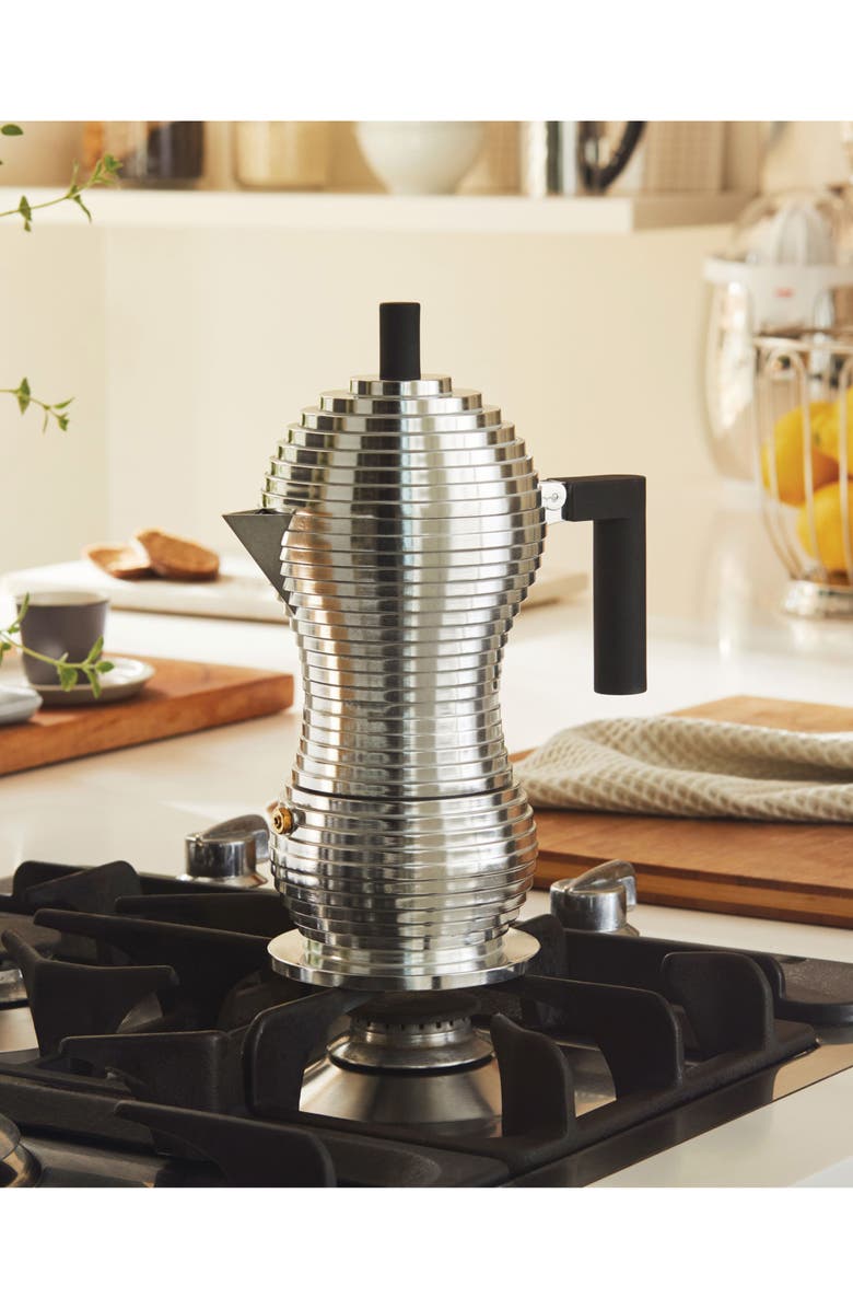 ALESSI Pulcina 6-Cup Espresso Coffee Maker, Alternate, color, 