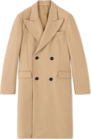 Fortela Ernesto Double-Breasted Wool Coat