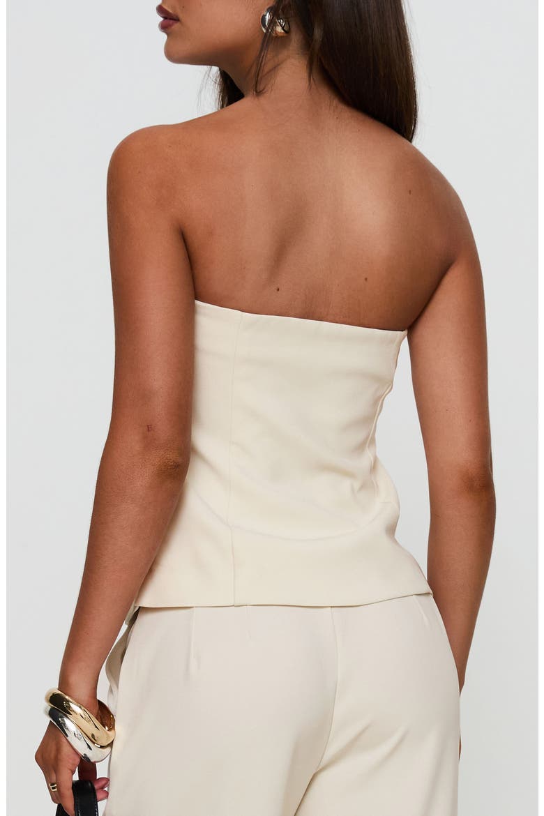 Irresistible Strapless Top, Alternate, color, CREAM
