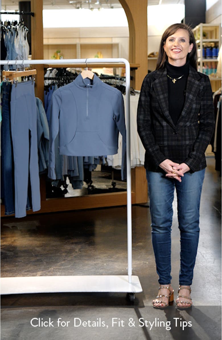 Kids' Luxe Half Zip Rib Pullover, sales video thumbnail