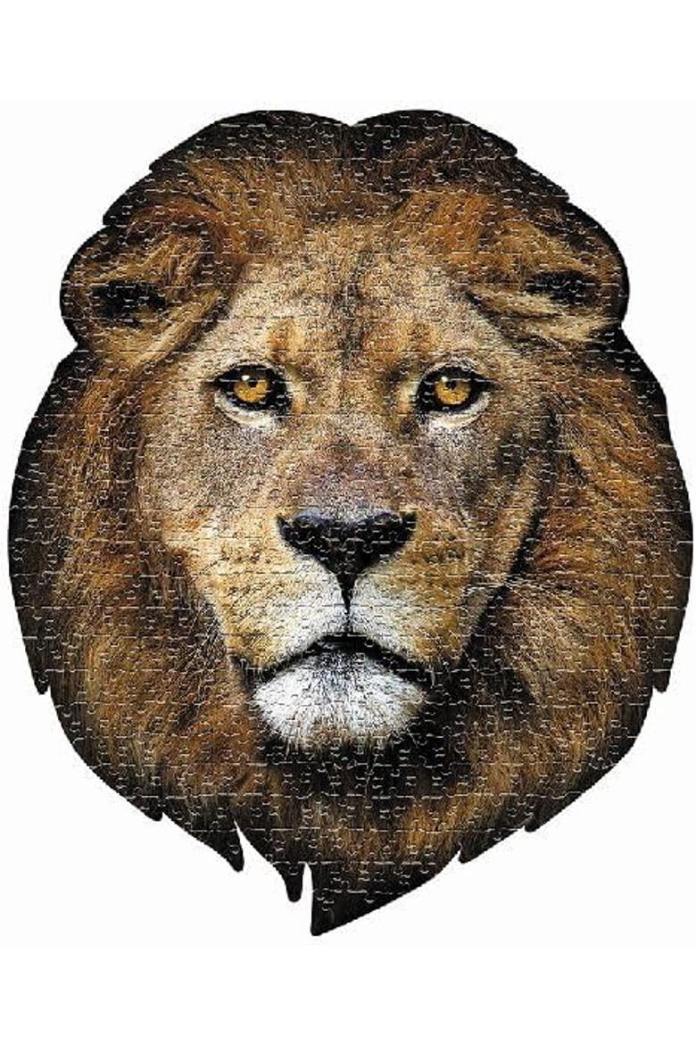 I Am Lion 550 Pieces Animal Shaped Jigsaw Puzzle, Alternate, color, Multicolored