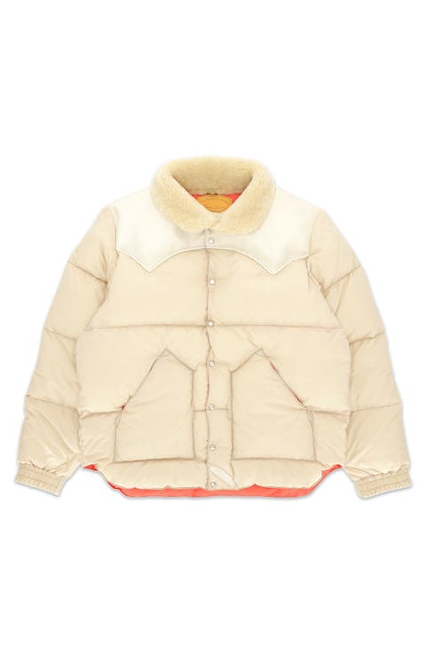 Christy Shearling Collar Nylon Jacket