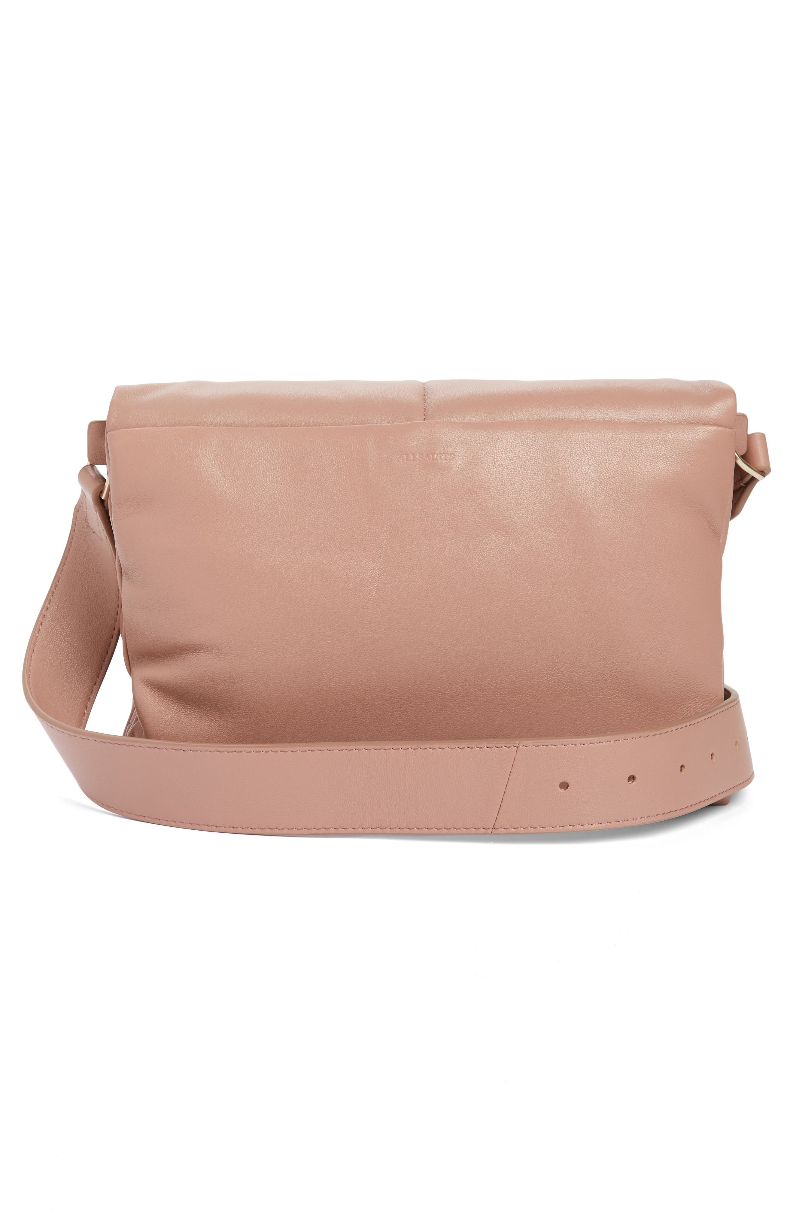 AllSaints Vittoria Leather Shoulder Bag, Alternate, color, 
