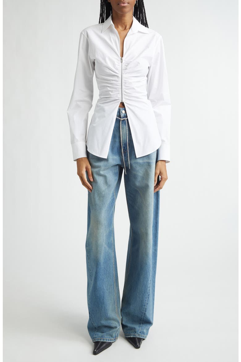 Balloon Leg Jeans, Alternate, color, TINTED MEDIUM INDIGO