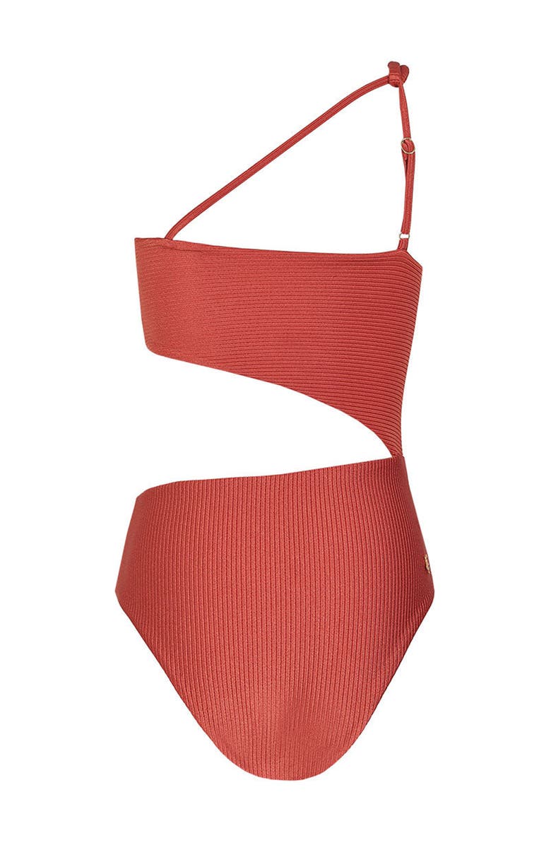 KIBYS Sunset Bazaar Hannah Trikini One Piece, Alternate, color, Terracota Rusty Copper