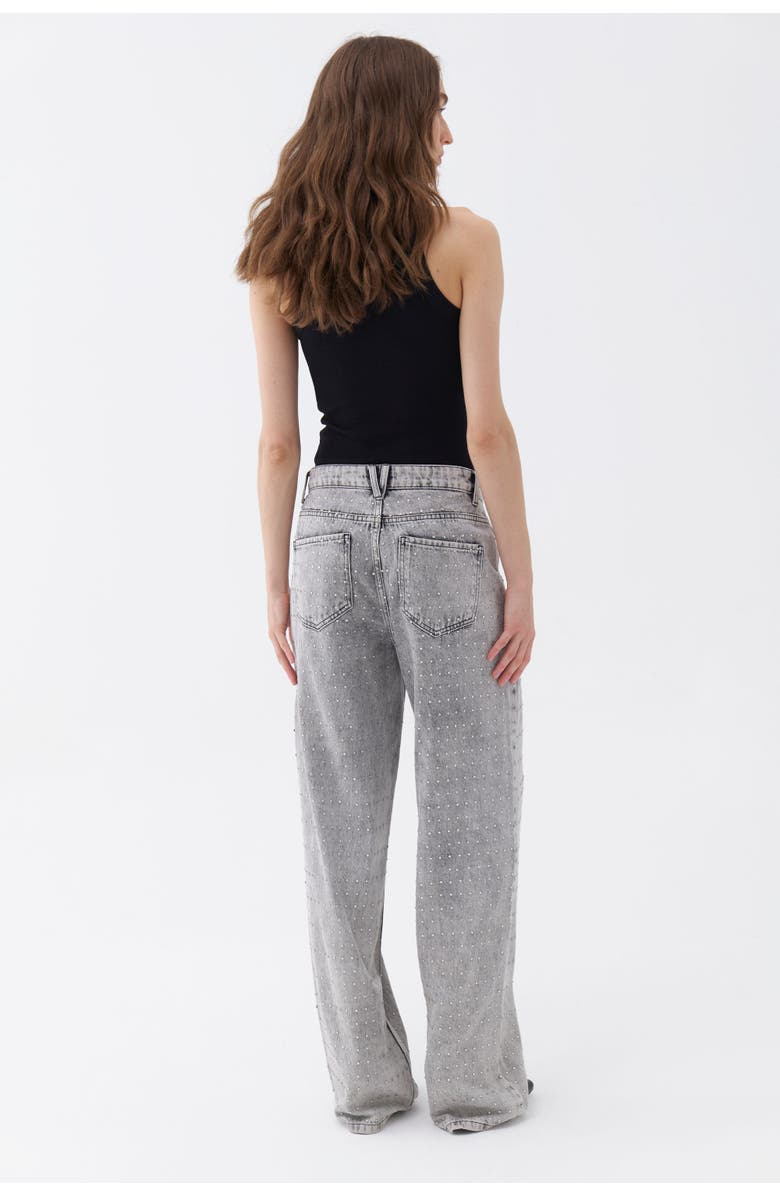 Nocturne Stone Embroidered Boyfriend Jeans, Alternate, color, 