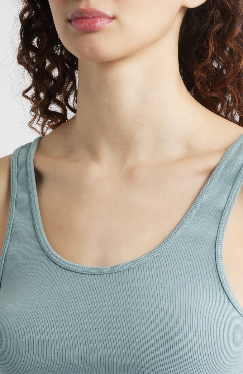Wyeth Ella Rib Tank, Alternate, color, Azure