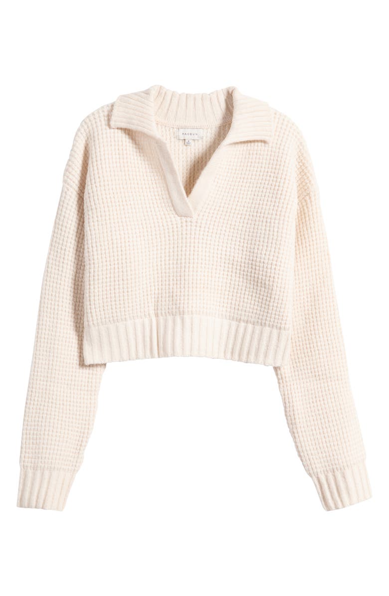 PacSun Gabriella Waffle Stitch Crop Sweater, Alternate, color, 