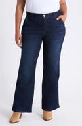 Wit & Wisdom 'Ab'solution High Waist Ankle Wide Leg Jeans