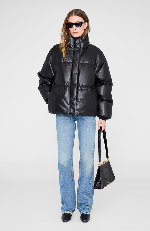 Anine Bing Oslo Puffer Jacket In Black