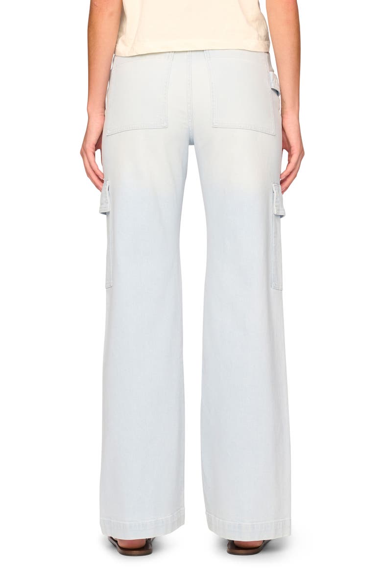 Zoie Relaxed Wide Leg Cargo Jeans, Alternate, color, POOLSIDE CARGO