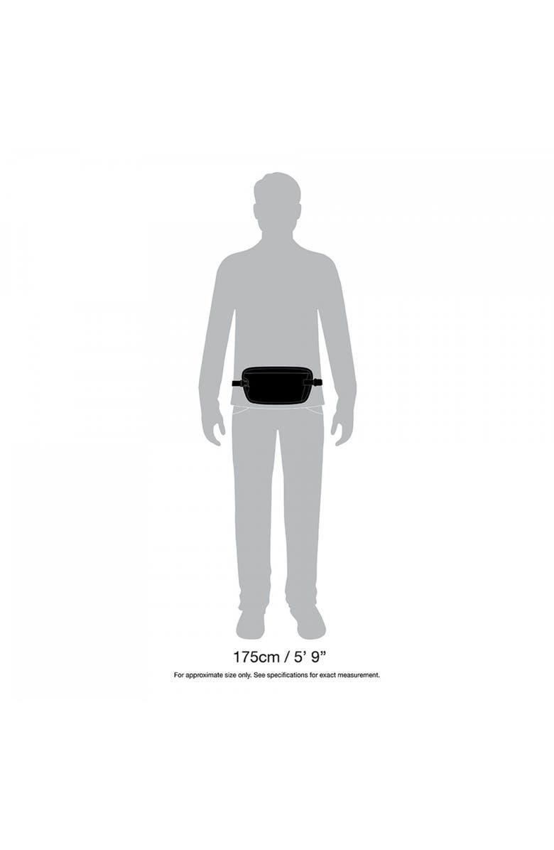 PACSAFE Coversafe X100 Anti-Theft RFID Blocking Waist Wallet Black, Alternate, color, Black