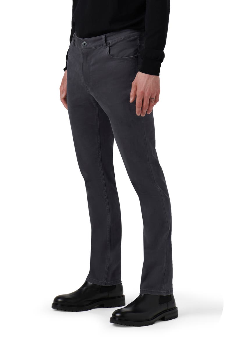 Stretch Cotton Blend Twill Chinos, Main, color, ANTHRACITE