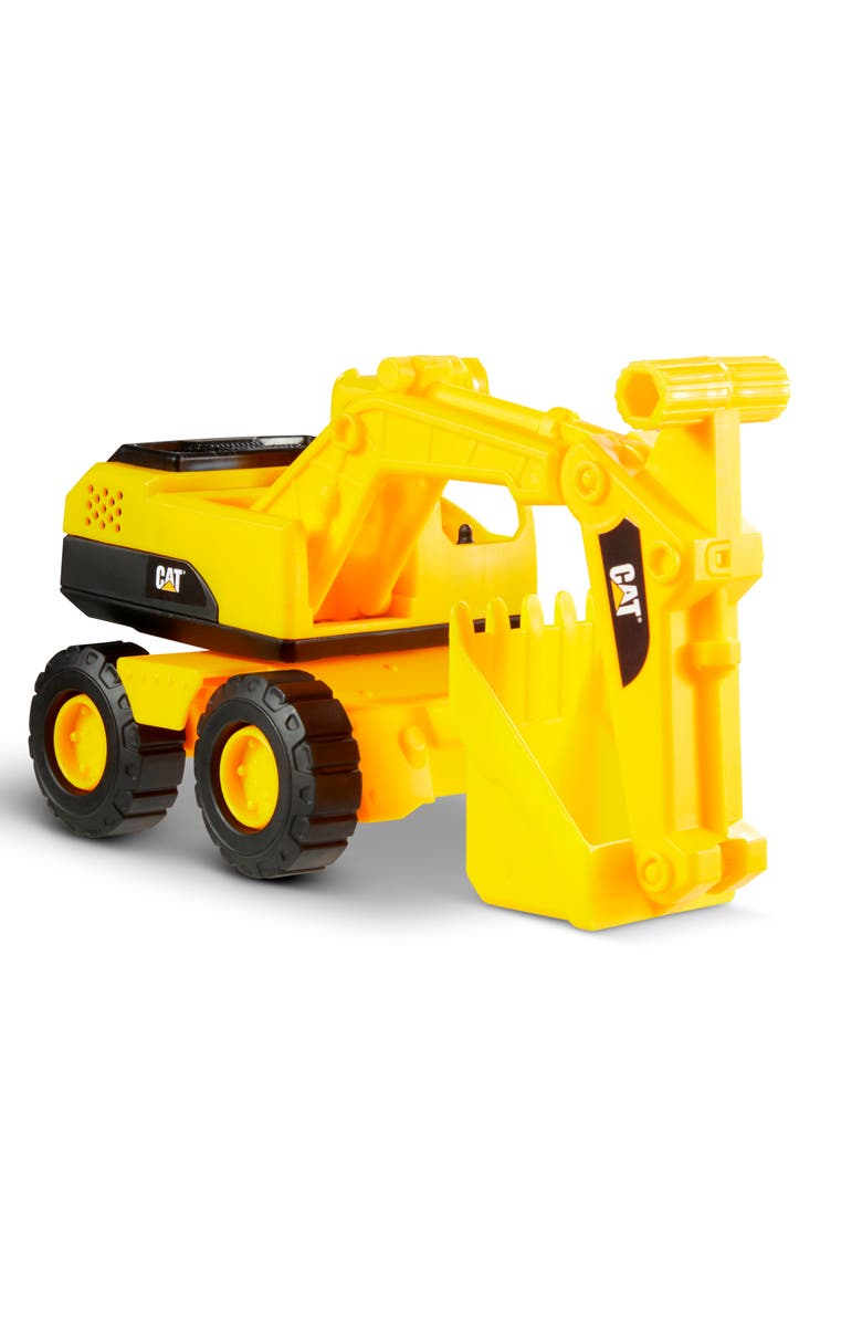 CAT Tough Rigs Construction 15 Inch Toy Excavator, Yellow, Alternate, color, Multicolored