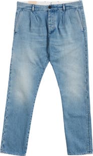 Fortela Pencesj Bleach Wash Denim Trousers